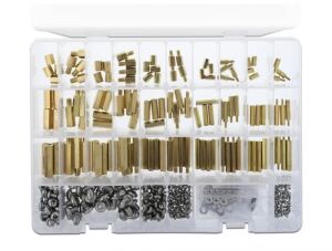 DeLOCK Abstandshalter Befestigungsset M2.5, M3, M4, M5 und M6 Sechskant 362 Stück