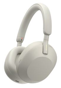 Sony WH-1000XM5 Kopfhörer Verkabelt & Kabellos Kopfband Anrufe/Musik Bluetooth Silber, Weiß