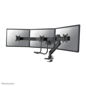Neomounts NM-D775DX3BLACK Monitorarm 17-27" - Gasfeder - Topfix - 180°-Stopp