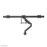 Neomounts NM-D775DX3BLACK Monitorarm 17-27" - Gasfeder - Topfix - 180°-Stopp