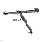 Neomounts NM-D775DX3BLACK Monitorarm 17-27" - Gasfeder - Topfix - 180°-Stopp