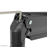 Neomounts NM-D775DX3BLACK Monitorarm 17-27" - Gasfeder - Topfix - 180°-Stopp