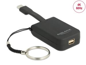 DELOCK Adapter USB C -> miniDP Schlüsselanhänger