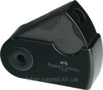 Faber-Castell 182774 Anspitzer Manueller Bleistiftspitzer Schwarz, Blau, Pink