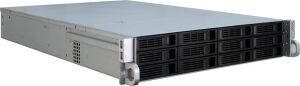 Inter-Tech IPC 2U-2412 Rack Schwarz, Silber
