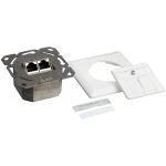 LogiLink NP0123 Steckdose RJ-45 Metallisch, Weiß