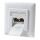 LogiLink NP0123 Steckdose RJ-45 Metallisch, Weiß