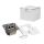 LogiLink NP0123 Steckdose RJ-45 Metallisch, Weiß