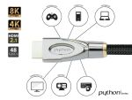 Python GC-M0253 HDMI-Kabel 1,5 m HDMI Typ A (Standard) Schwarz