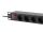 Lanberg PDU-09F-0300-BK Stromverteilereinheit (PDU) 9 AC-Ausgänge 1U Schwarz, Grau