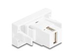 DELOCK Easy 45 Modul USB 2.0 Typ-A BU zu USB 2.0 Typ-A BU ws