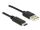 DeLOCK 0.5m, USB2.0-A/USB2.0-C USB Kabel 0,5 m USB A USB C 0,48 Gbit/s Schwarz