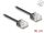 DeLOCK RJ45 Netzwerkkabel Cat.6 UTP Ultra Slim 0,3 m schwarz mit kurzen Steckern