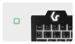 KeySonic KSK-3210ELU (DE), Super-Mini Tastatur, Hintergrundbeleuchtung, Touchpad, schwarz