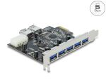 DELOCK PCI Expr Card 5x USB3.0 ext + 2x USB3.0 int