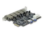 DELOCK PCI Expr Card 5x USB3.0 ext + 2x USB3.0 int