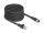 DELOCK M12 Kabel X-kodiert 8 Pin Bu zu RJ45 St 10 m schwarz