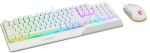 MSI S11-04DE305-CLA Tastatur Maus enthalten Gaming USB QWERTZ Deutsch Weiß