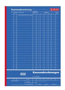 Herlitz 882415 Buchhaltungsformular & -Buch A4 100 Seiten