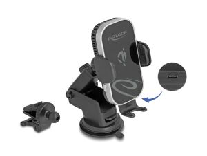 DELOCK Wireless Car Charger Smartphone Halterung u. Kühlung