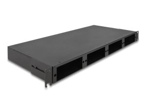 DELOCK Delock 19 LWL HD (High Density)Patchpanel 1HE schwarz