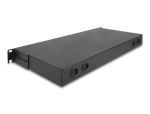 DELOCK Delock 19 LWL HD (High Density)Patchpanel 1HE schwarz