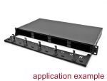 DELOCK Delock 19 LWL HD (High Density)Patchpanel 1HE schwarz