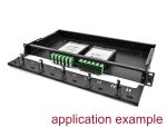 DELOCK Delock 19 LWL HD (High Density)Patchpanel 1HE schwarz