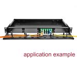 DELOCK Delock 19 LWL HD (High Density)Patchpanel 1HE schwarz