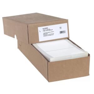 HERMA Computeretiketten 101.6x73.8 mm 1-bahnig weiß perforiert Papier matt 2000 St.