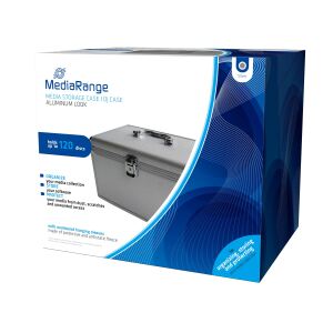 MediaRange BOX79 CD-Hülle Gehäusebox 120 Disks Silber