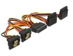 DELOCK Stromkabel SATA 15Pin > 4x15Pin StBu unt.oben 15cm