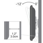 Techly ICA-LCD-900 76,2 cm (30") Schwarz