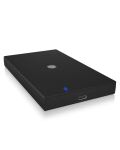 ICY BOX IB-200T-C3, ext. 2.5" SATA Gehäuse, USB 3.2 Gen 1 bis zu 5 Gbit/s, Werkzeuglos, Kunststoff, schwarz