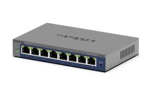 NETGEAR GS108Ev4 Unmanaged L2/L3 Gigabit Ethernet (10/100/1000) Grau