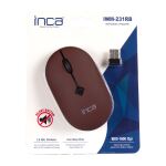 Inca IWM-231RB Maus Beidhändig RF Wireless Optisch 1600 DPI