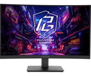 Asrock Phantom Gaming PG27QRT1B Computerbildschirm 68,6 cm (27") 2560 x 1440 Pixel Quad HD LED Schwarz