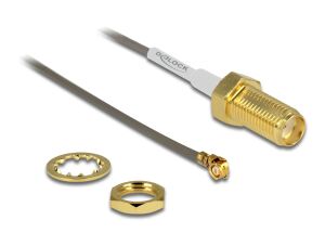 DELOCK HF Kabel SMA Buchse -> MHF Stecker 0.20m