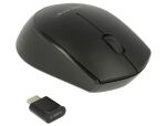 DeLOCK 12526 Maus Büro Beidhändig RF Wireless Optisch 1000 DPI
