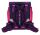 Herlitz FiloActive DIN Plus Magic Schulranzen-Set Mädchen Polyester Pink, Violett