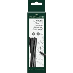 Faber-Castell 129298 Kohlestift 12 Stück(e) Schwarz