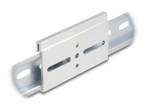 DELOCK Aluminium Montageclip für Hutschiene 80x47,8mm silber