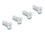 DELOCK Aluminium Montageclip für Hutschiene 80x47,8mm silber