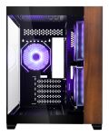 Cooler Master Elite 481 Wood Mini Tower Schwarz