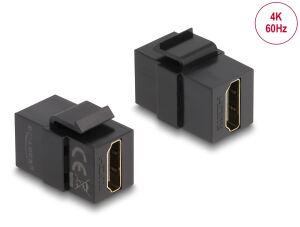 DELOCK Keystone Modul HDMI Buchse zu HDMI Buchse schwarz