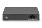 Digitus 4+1-Port Gigabit PoE Netzwerkswitch, Desktop, unmanaged, 1 Uplink Port RJ45, 60 W, af/at