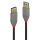 Lindy 36750 USB Kabel USB 3.2 Gen 1 (3.1 Gen 1) 0,5 m USB A 5 Gbit/s Schwarz