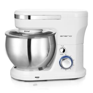 Emerio KM-123117 Küchenmaschine 1000 W 5 l Edelstahl, Weiß