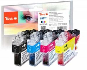 Peach PI500-238 Druckerpatrone 4 Stück(e) Schwarz, Cyan, Magenta, Gelb
