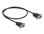 DeLOCK Seriell Kabel RS-232 D-Sub9 Stecker zu Stecker mit schmalem Steckergehäuse 0,5 m